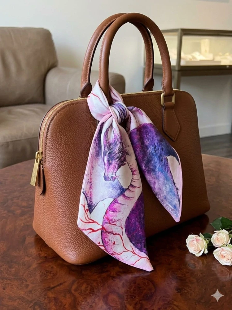 Šifónový šátek - DRAK 