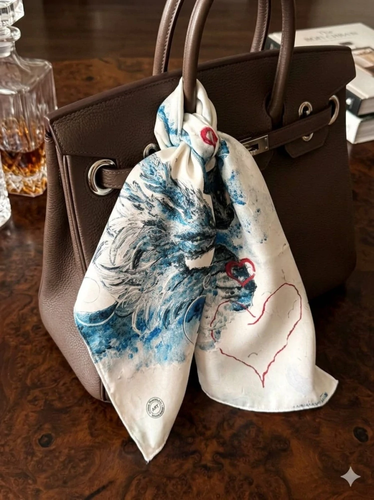 Šifónový šátek - DRAK 