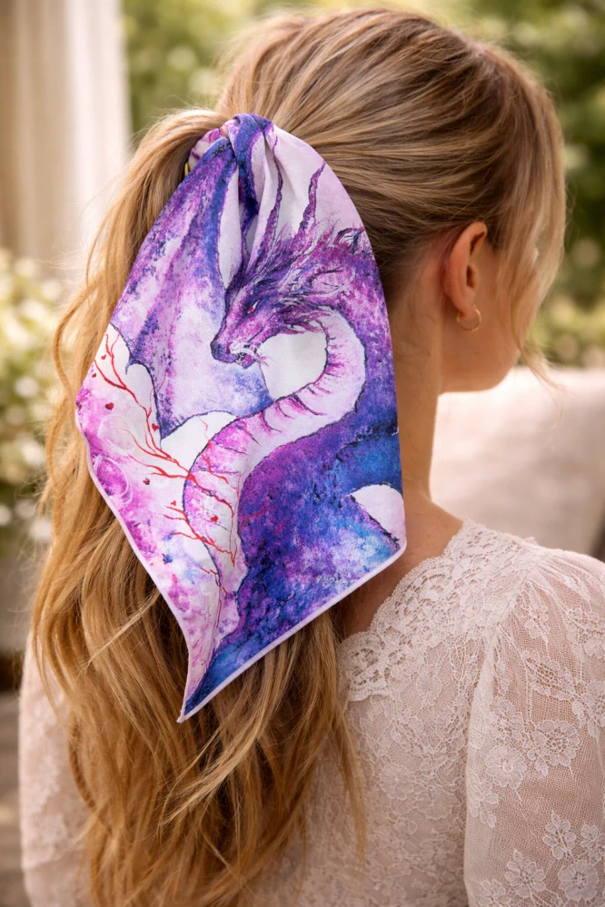 Šifónový šátek - DRAK 