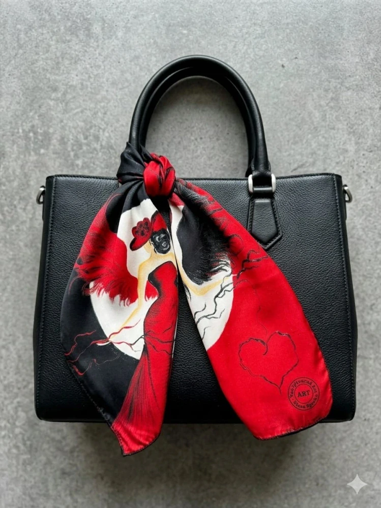 Andělský šifónový šátek