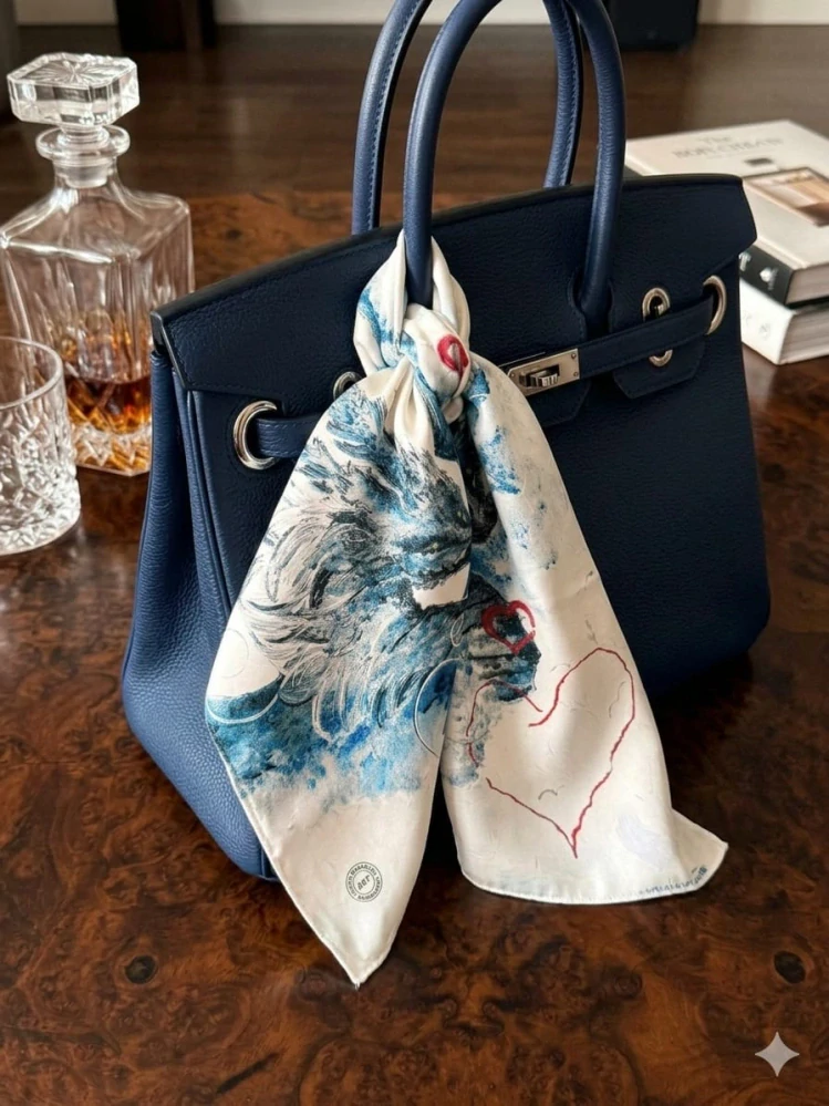 Šifónový šátek - DRAK 