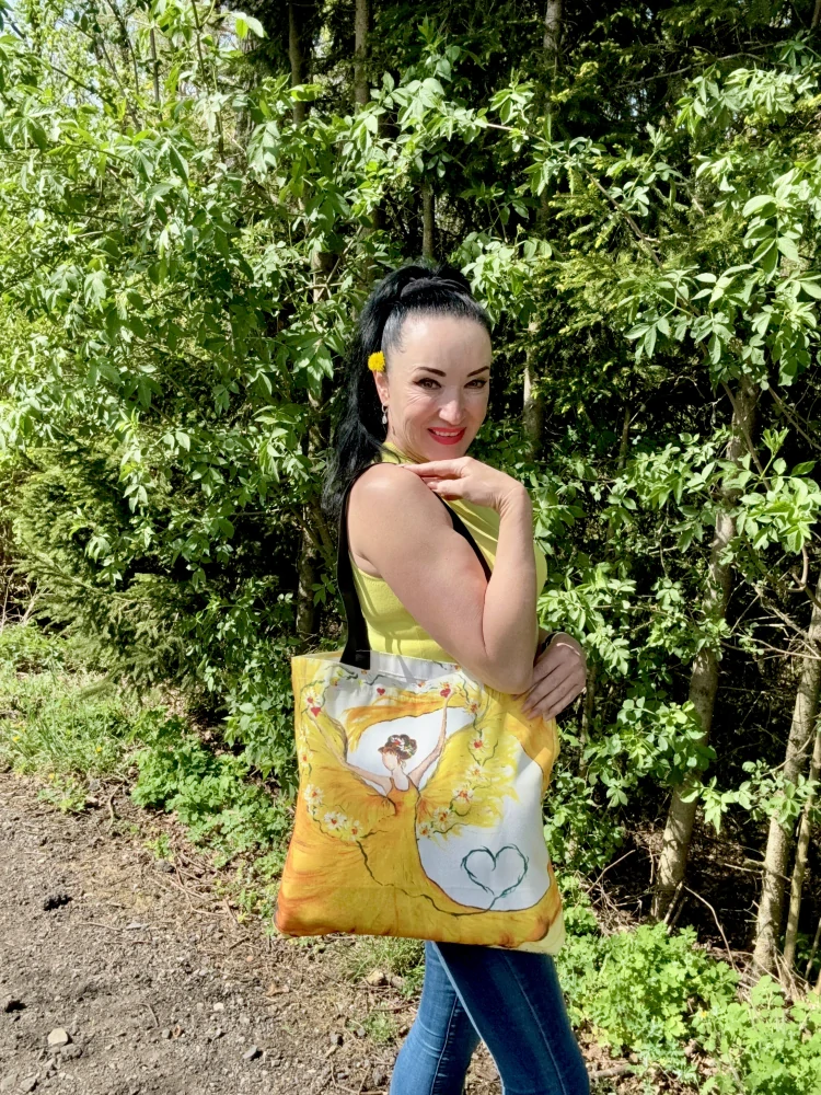 Andělská nákupní taška