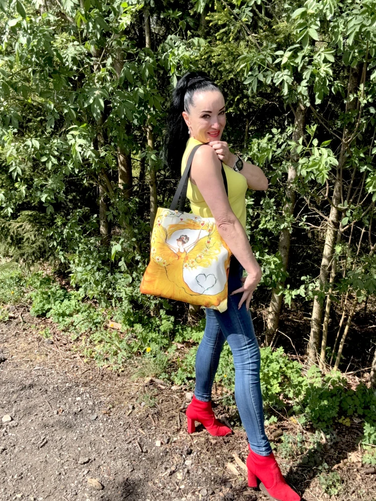 Andělská nákupní taška