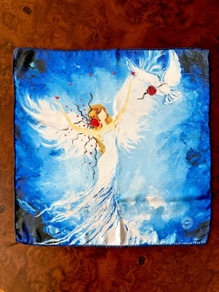 Andělský šifónový šátek